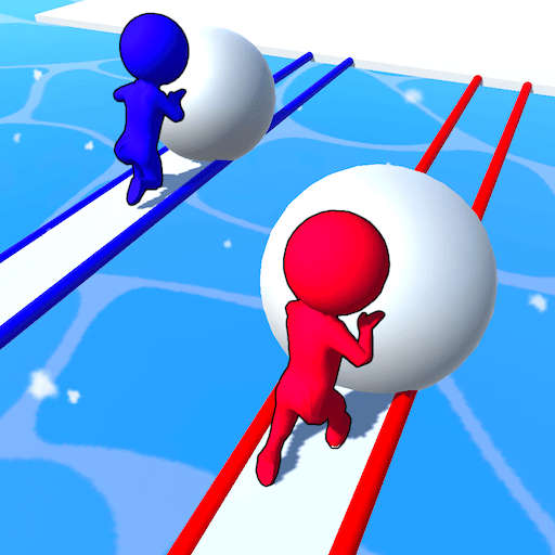Snowball Racing Game